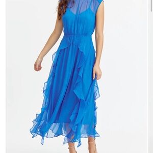NWT!! Adelyn Rae Rosalie Midi dress blue